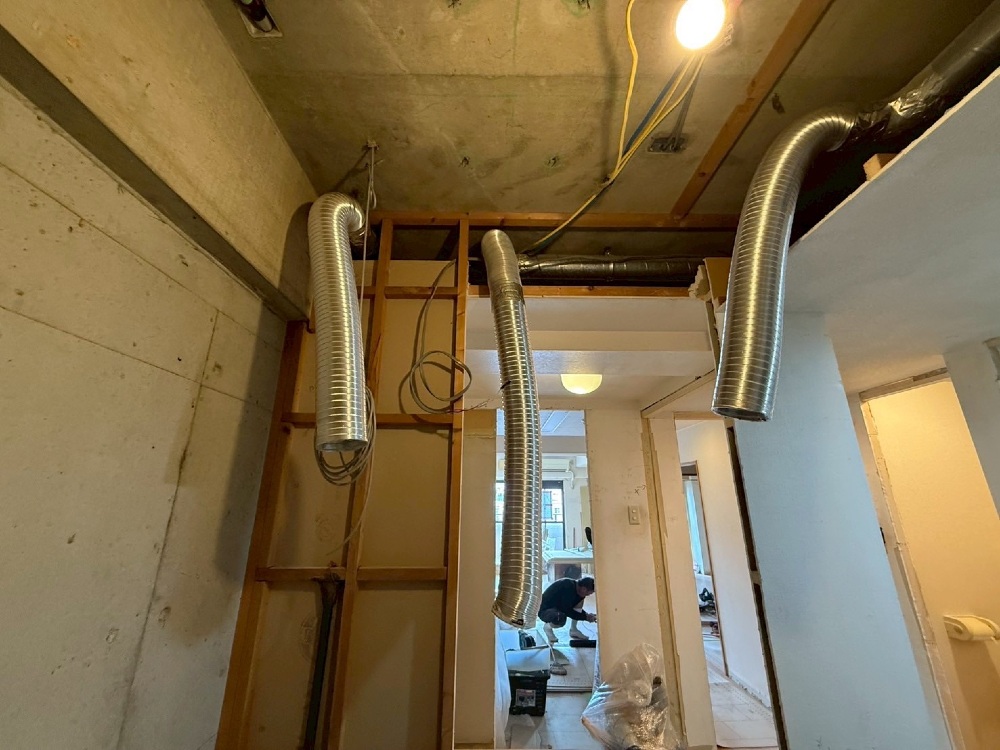 【設備機器】ダクト工事