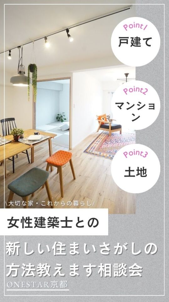 新しい住まいさがしの方法教えます相談会