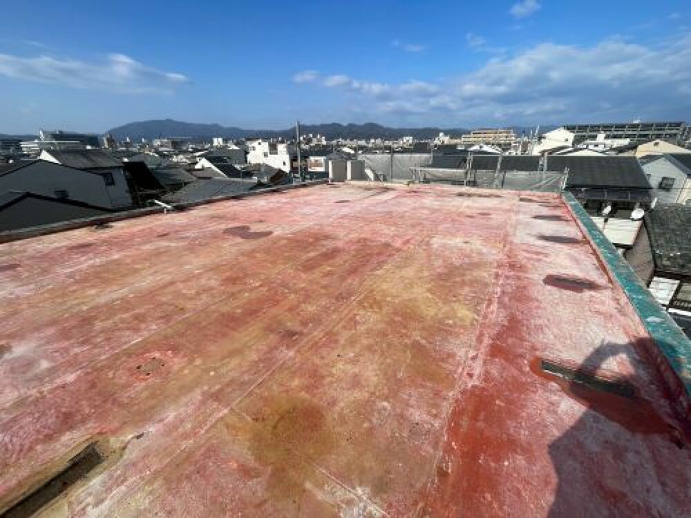 解体工事　屋上