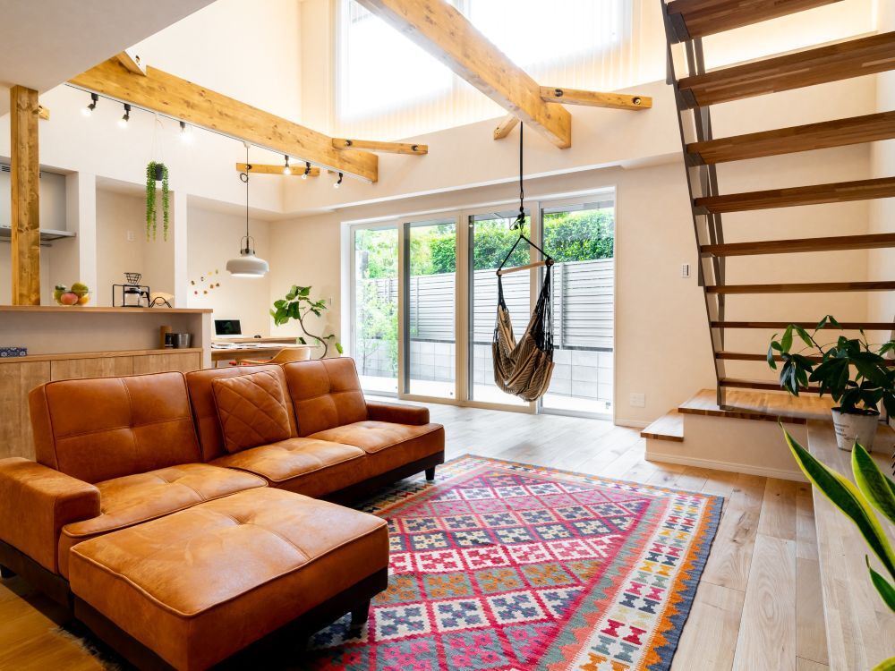 吹抜けリビング