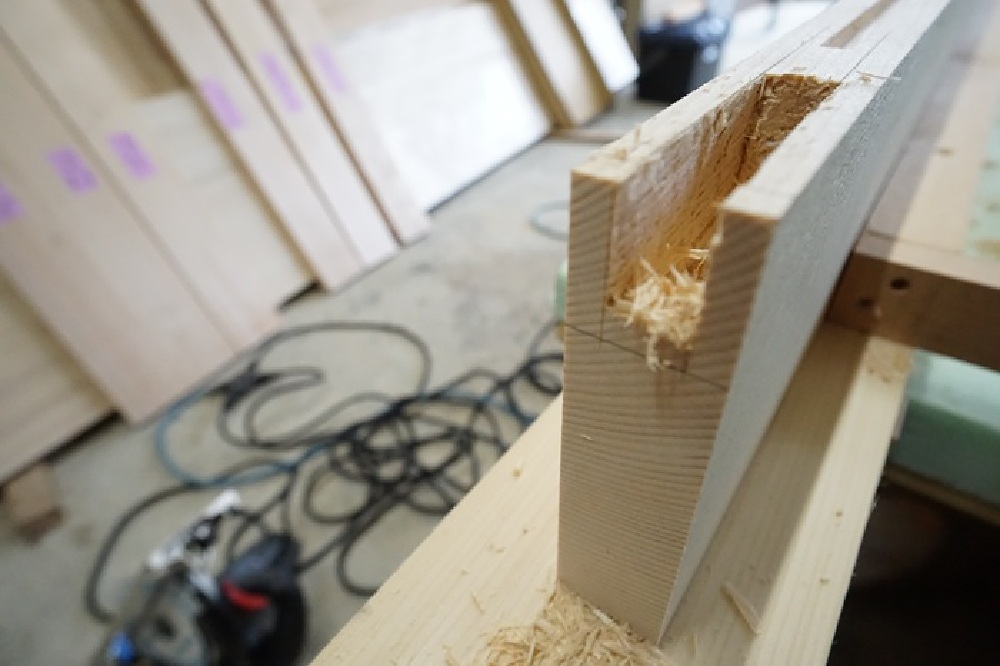 大工さんによる完全造作の建具製作（その2）