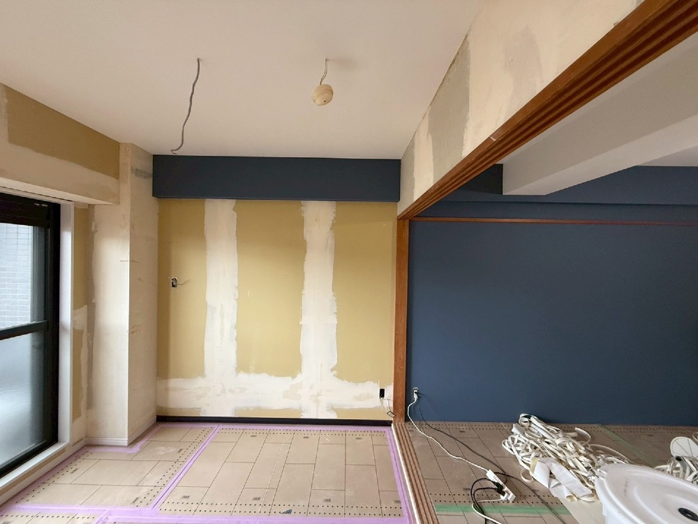 【内装工事】クロス貼