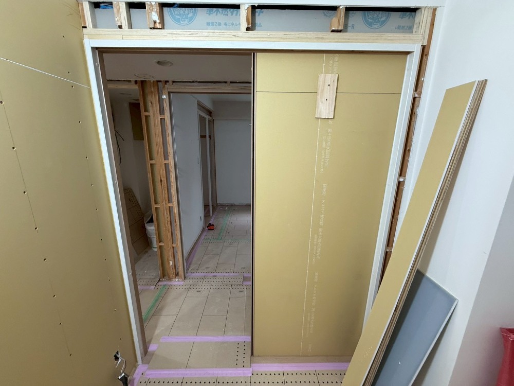 建具枠　取り付け