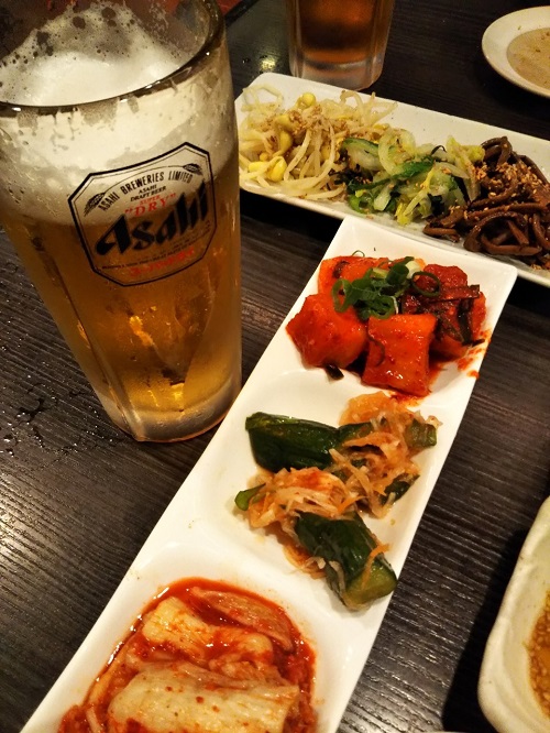 キムチとビール