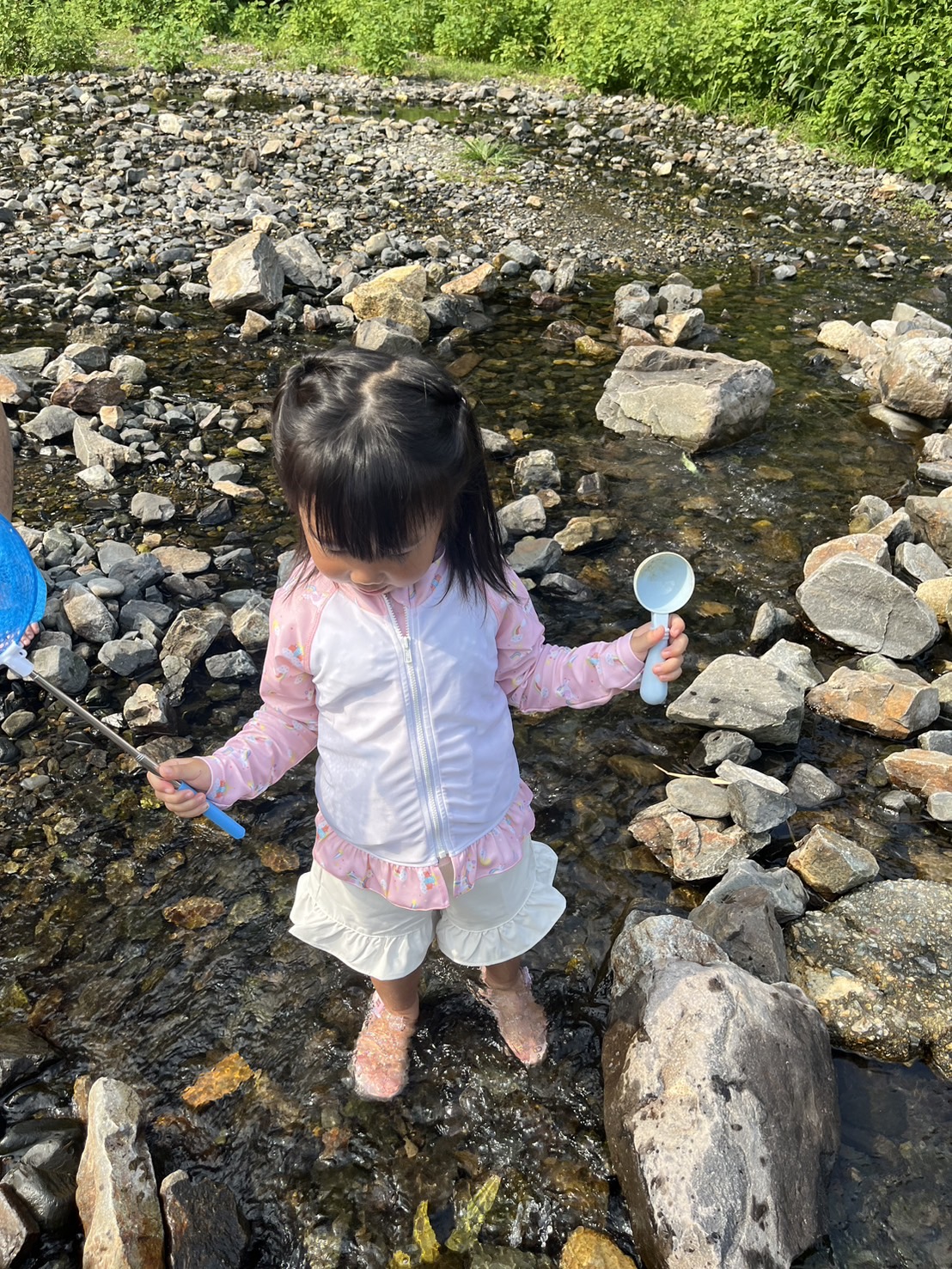 川遊び