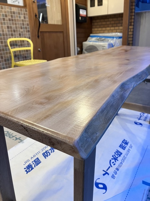 お施主様も感激☆大工×職人の造作テーブル完成! ブログ 京都で家づくり お施主様も感激☆大工×職人の造作テーブル完成! ブログ 京都で家づくり