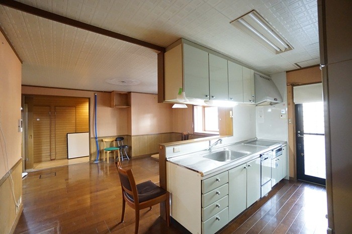 １階のキッチン