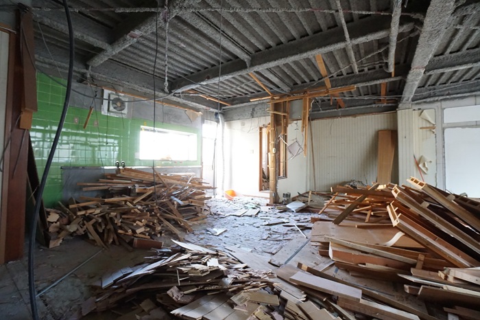 ２階解体