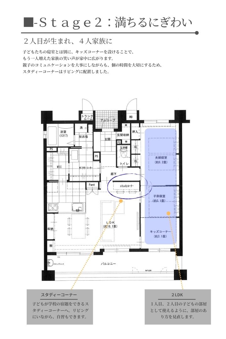 Stage2の間取り