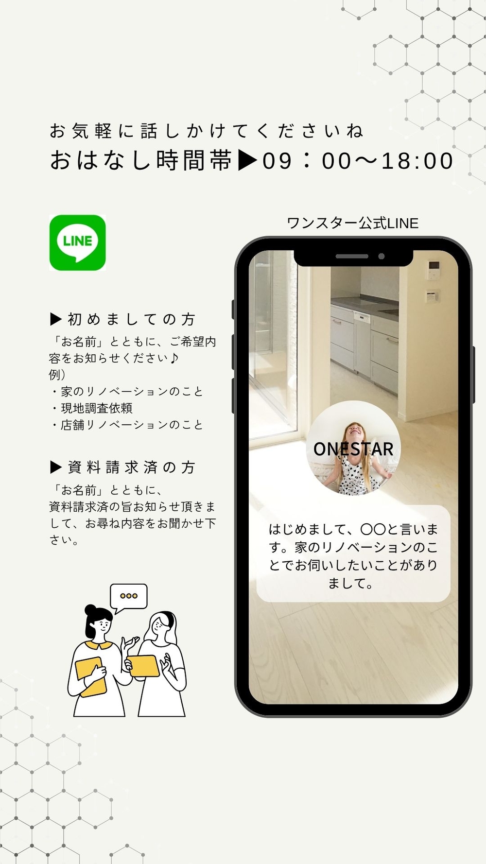 LINE対応時間