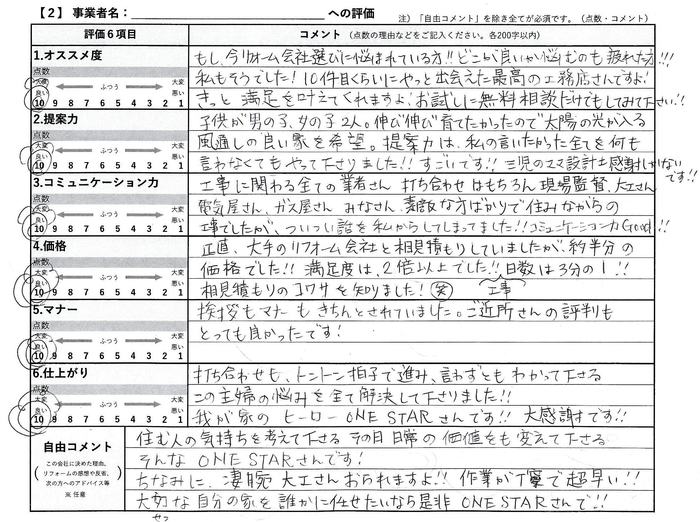 評価ナビアンケート